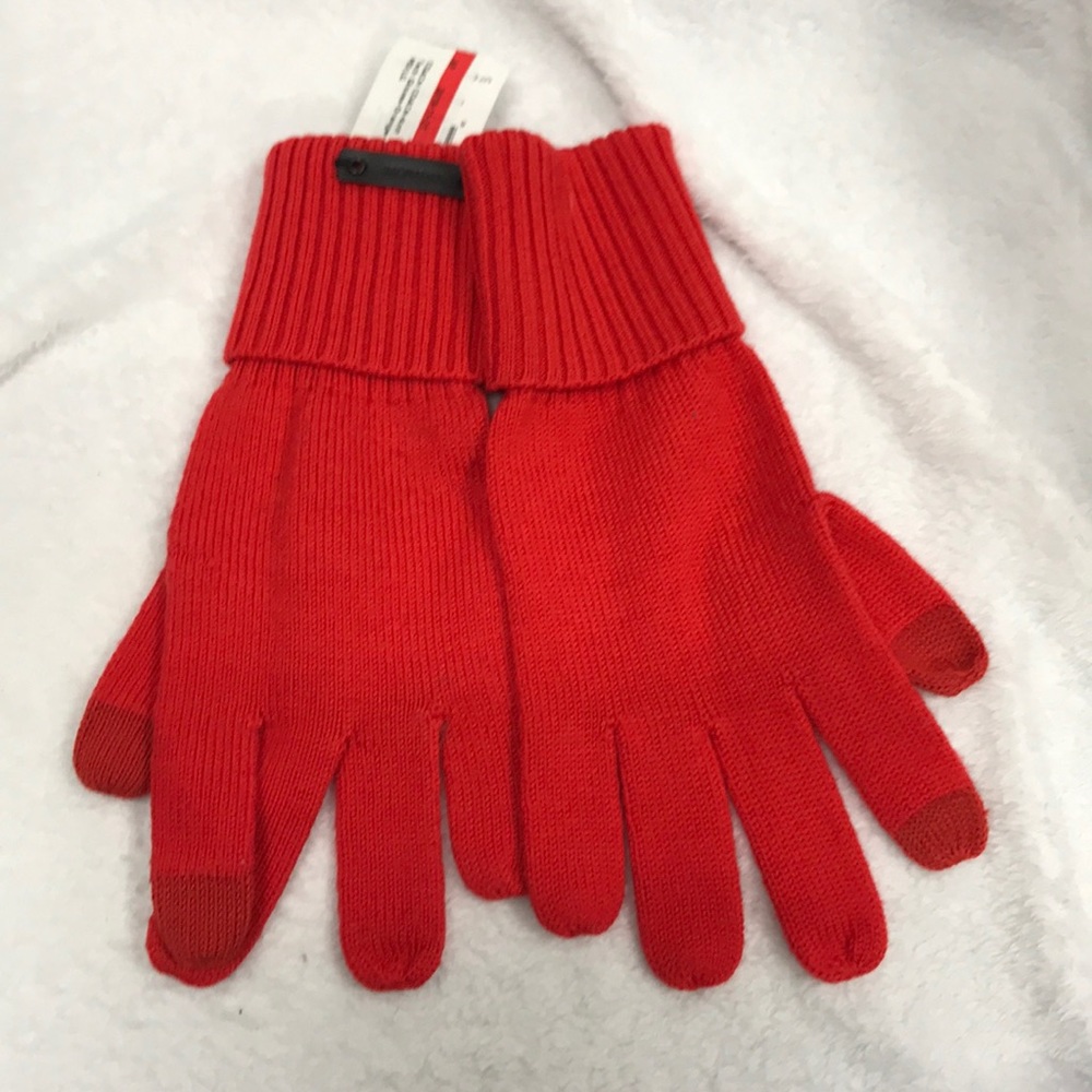 (Coach) knit gloves